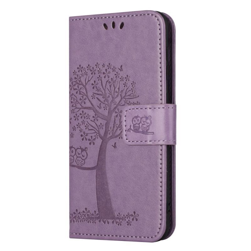 Housse Moto G73 5G Arbre aux Hiboux