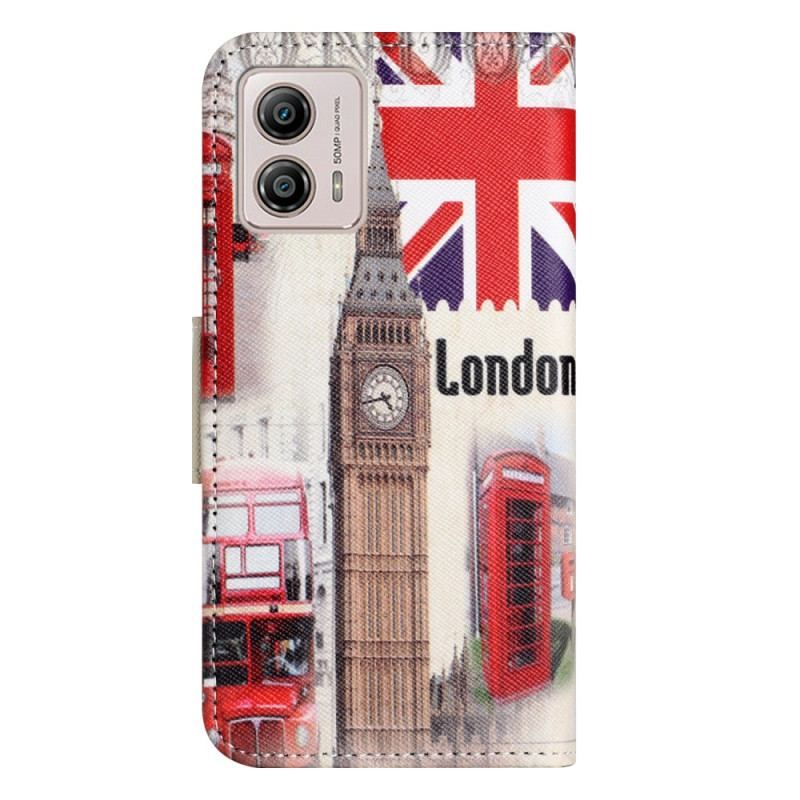 Housse Moto G73 5G London Life