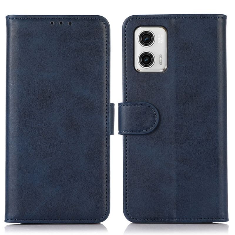 Housse Moto G73 5G Style Cuir Classique