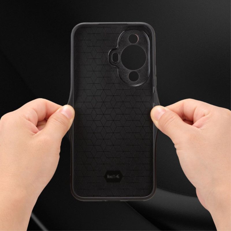 Coque Huawei Nova 11 Pro Effet Cuir AZNS