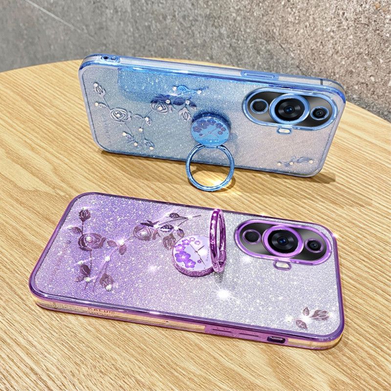 Coque Huawei Nova 11 Pro Pailletée avec Support KADEM