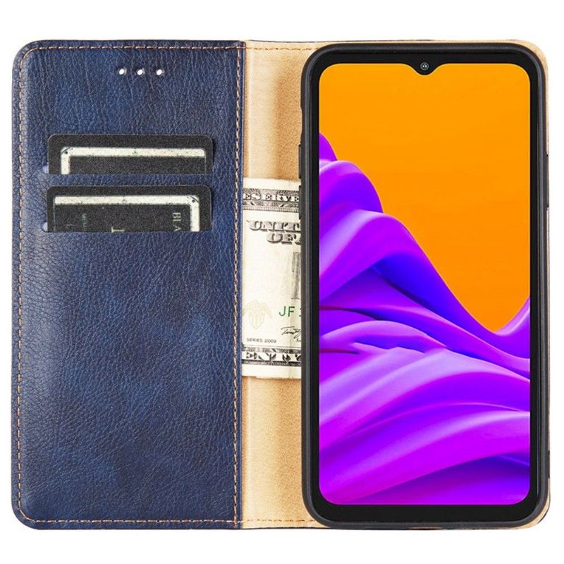 Flip cover Samsung Galaxy M13 PURE simili cuir