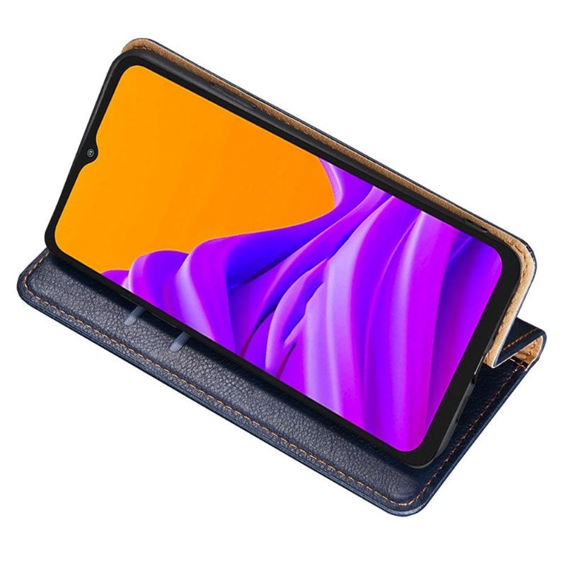 Flip cover Samsung Galaxy M13 PURE simili cuir