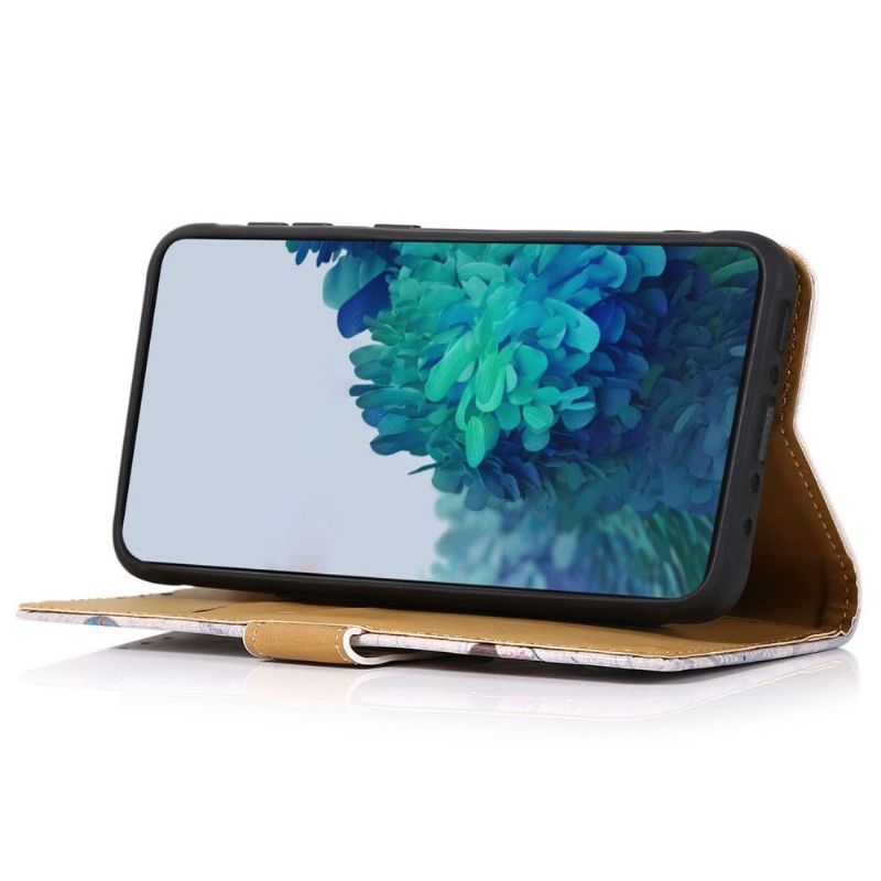 Housse Samsung Galaxy M13 Arbre bleu