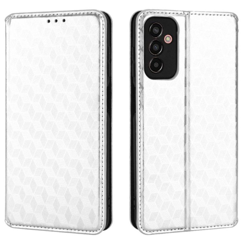 Housse Samsung Galaxy M13 flip cover design géométrie