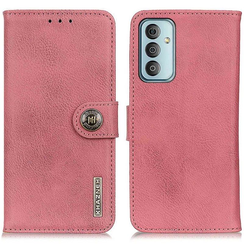 Housse Samsung Galaxy M13 KHAZNEH Effet Cuir Porte-Cartes