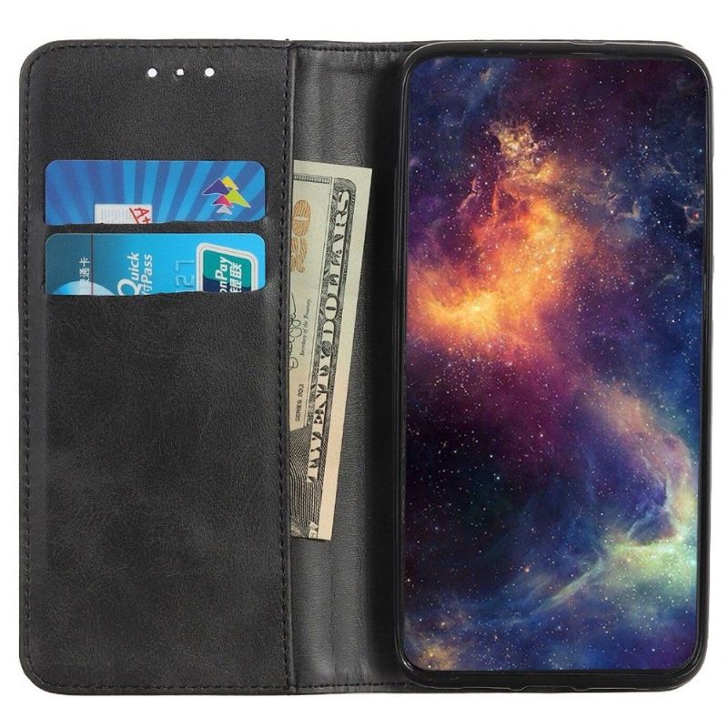 Housse Samsung Galaxy M13 Simone Flip simili cuir vieilli