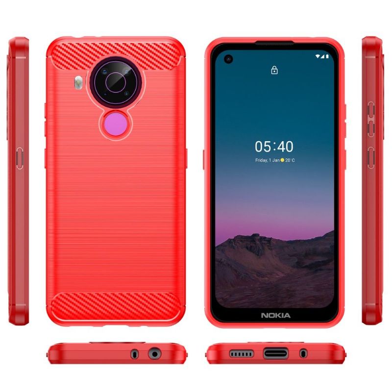 Coque Nokia 3.4 / 5.4 effet brossé silicone