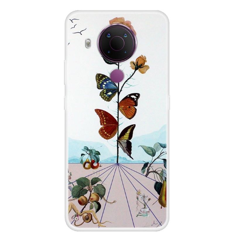 Coque Nokia 5.4 / 3.4 Papillons Colorés