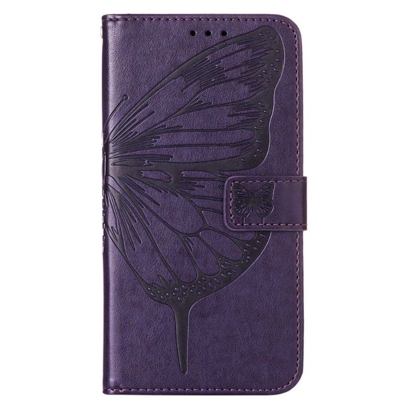 Housse Nokia 3.4 / 5.4 Papillon Fleur Porte-Cartes