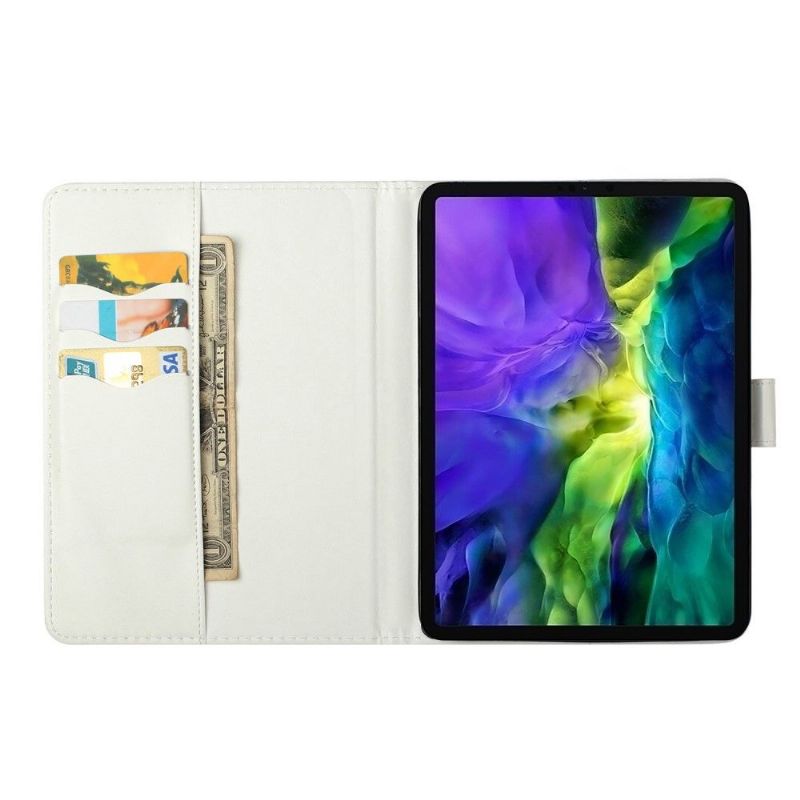 Housse iPad mini 6 (2021) fleurs et papillons