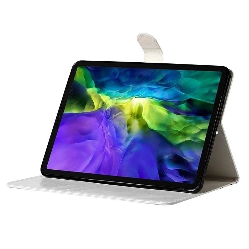 Housse iPad mini 6 (2021) fleurs rétro