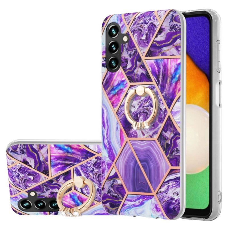 Coque A54 5G Marbre avec Anneau-Support