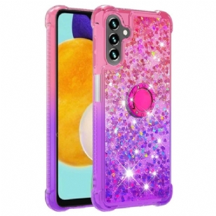 Coque Samsung Galaxy A54 5G Paillettes Anneau-Support