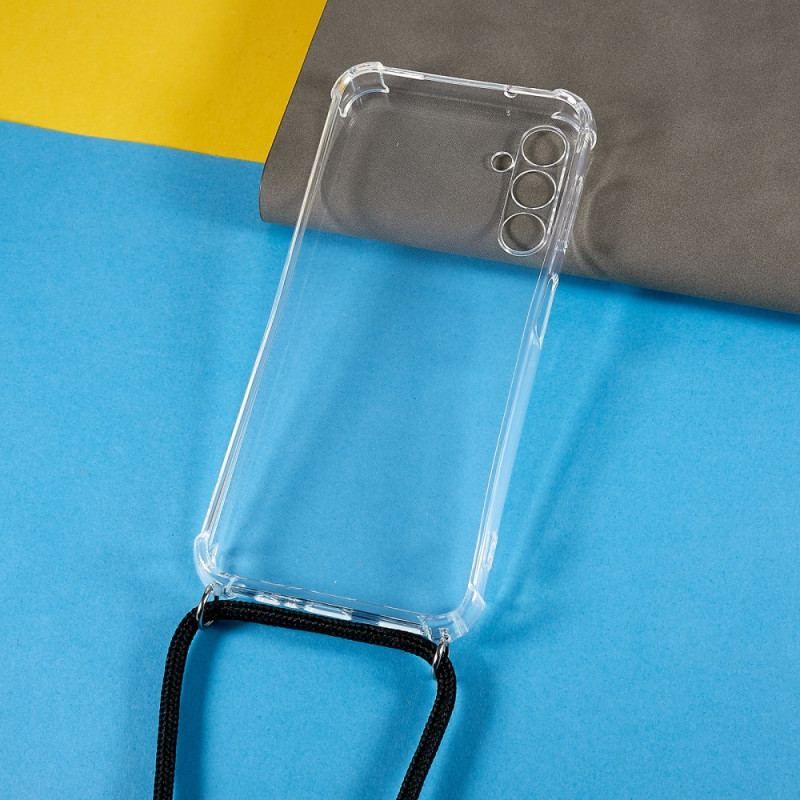 Coque Samsung Galaxy A54 5G Transparente avec Cordon