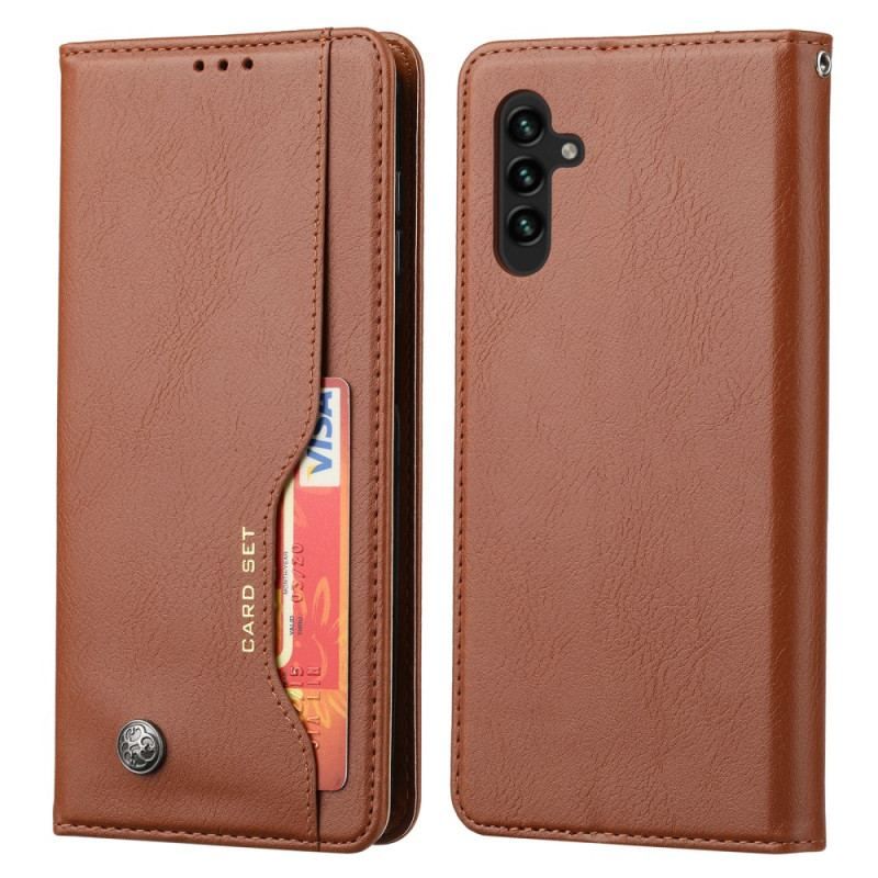 Flip Cover Samsung Galaxy A54 5G Simili Cuir Porte-Cartes