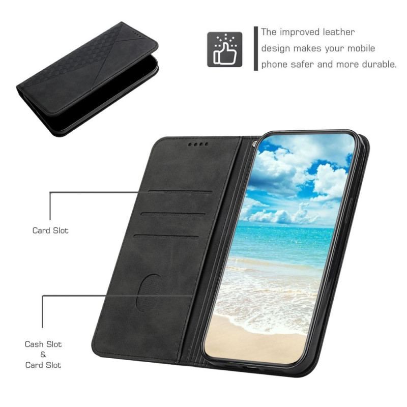 Flip Cover Samsung Galaxy A54 5G Style Cuir Motif 3D