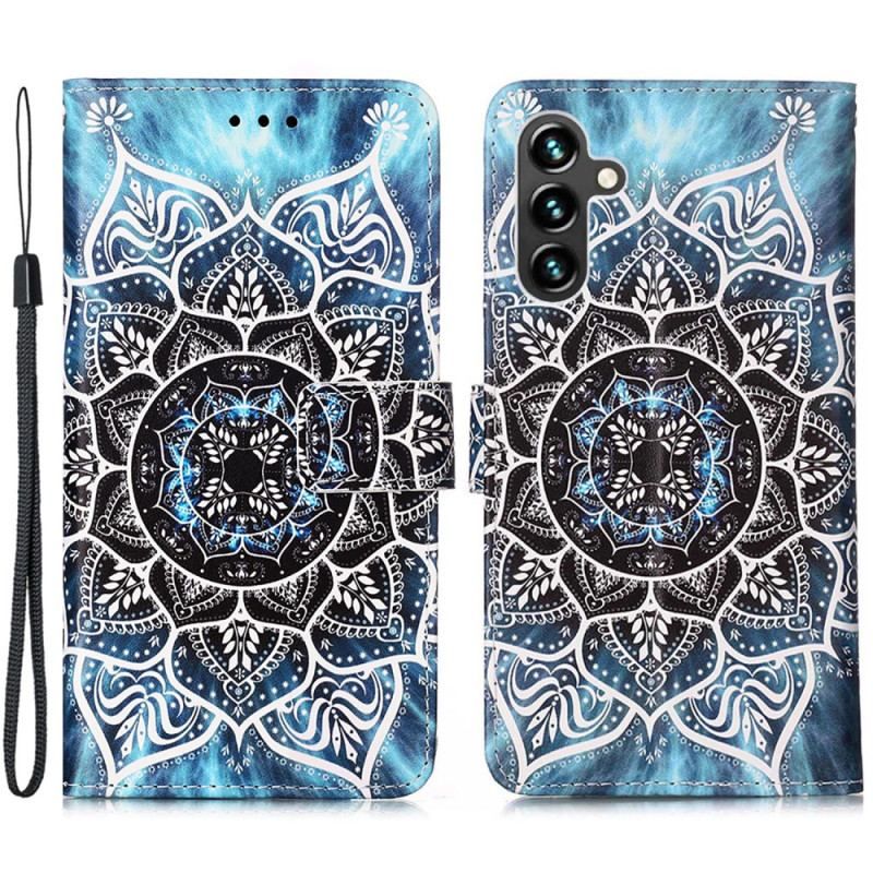 Housse Samsung Galaxy A54 5G Mandala à Lanière