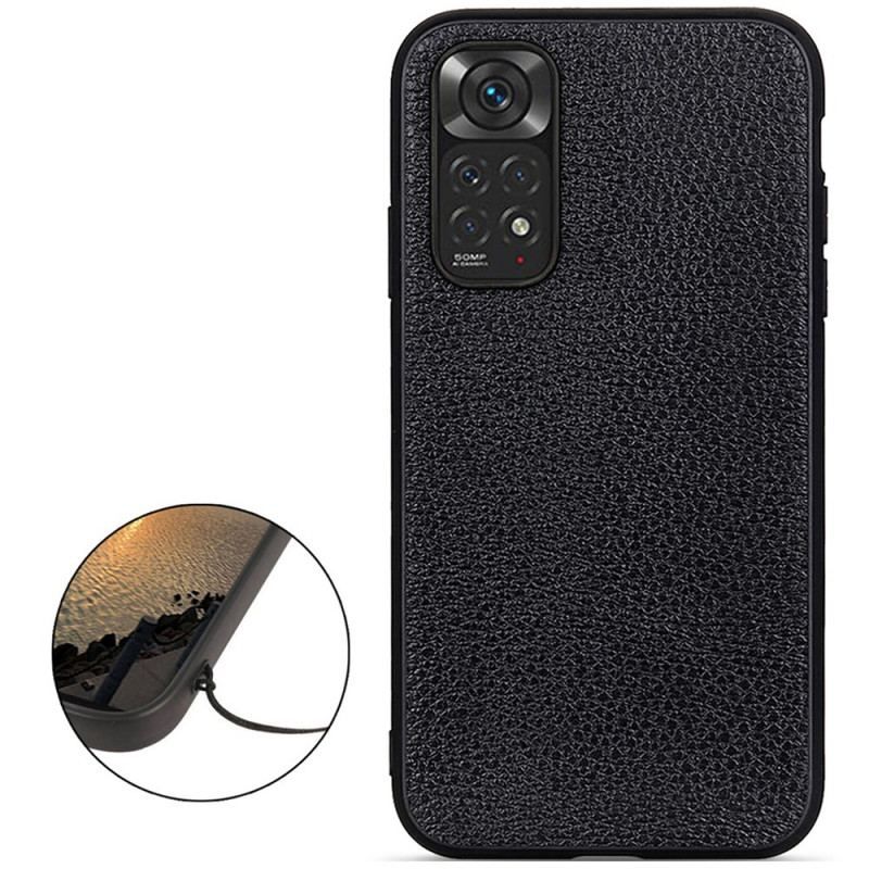 Coque Xiaomi Redmi Note 11 / 11s Cuir Litchi Véritable