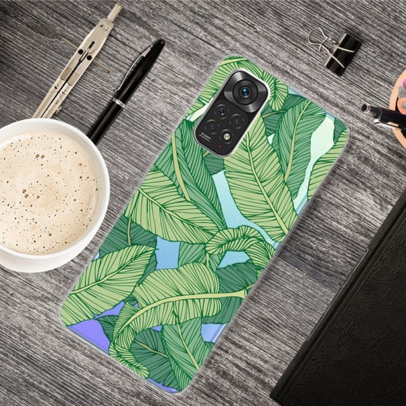 Coque Xiaomi Redmi Note 11 / 11s Feuilles Graphiques