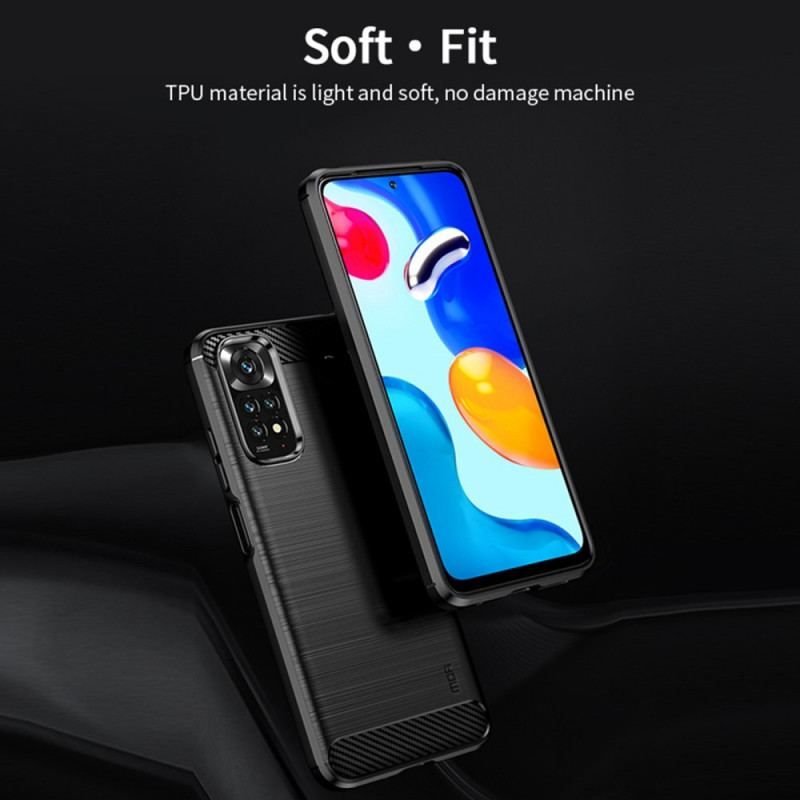 Coque Xiaomi Redmi Note 11 / 11s Fibre Carbone Brossée MOFI