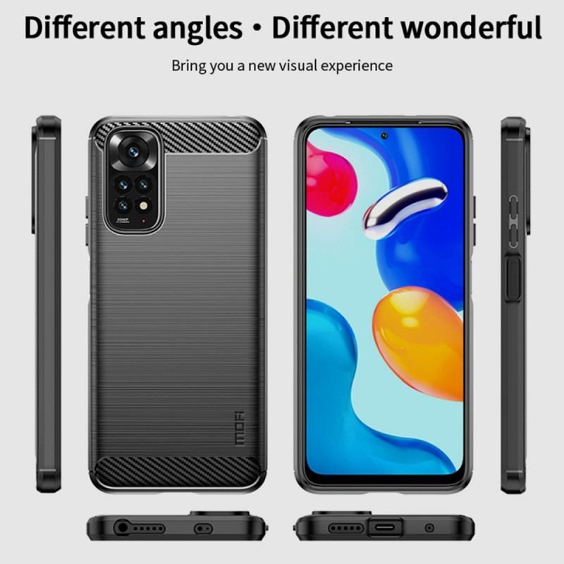 Coque Xiaomi Redmi Note 11 / 11s Fibre Carbone Brossée MOFI