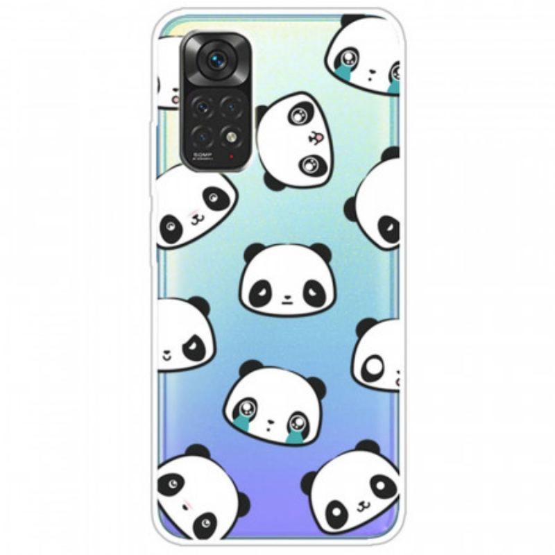 Coque Xiaomi Redmi Note 11 / 11s Pandas Sentimentaux