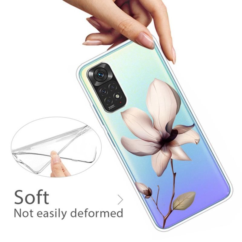 Coque Xiaomi Redmi Note 11 / 11s Transparente Fleur