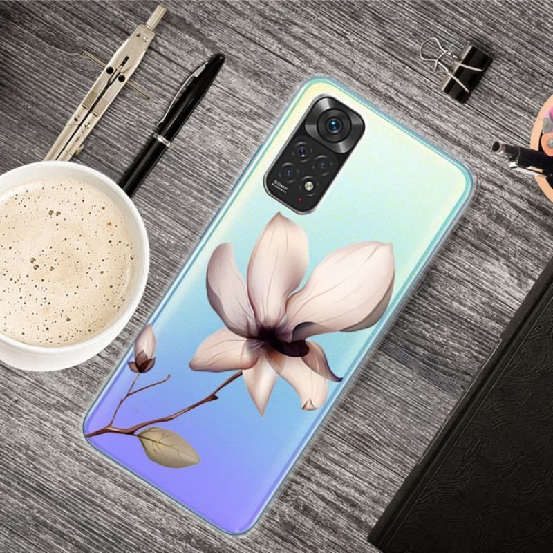 Coque Xiaomi Redmi Note 11 / 11s Transparente Fleur