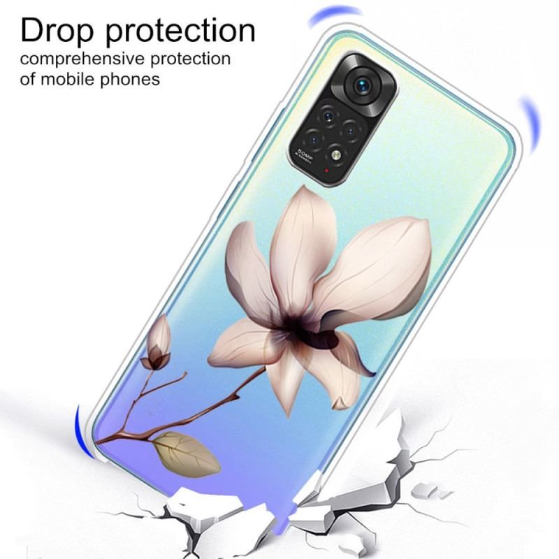 Coque Xiaomi Redmi Note 11 / 11s Transparente Fleur