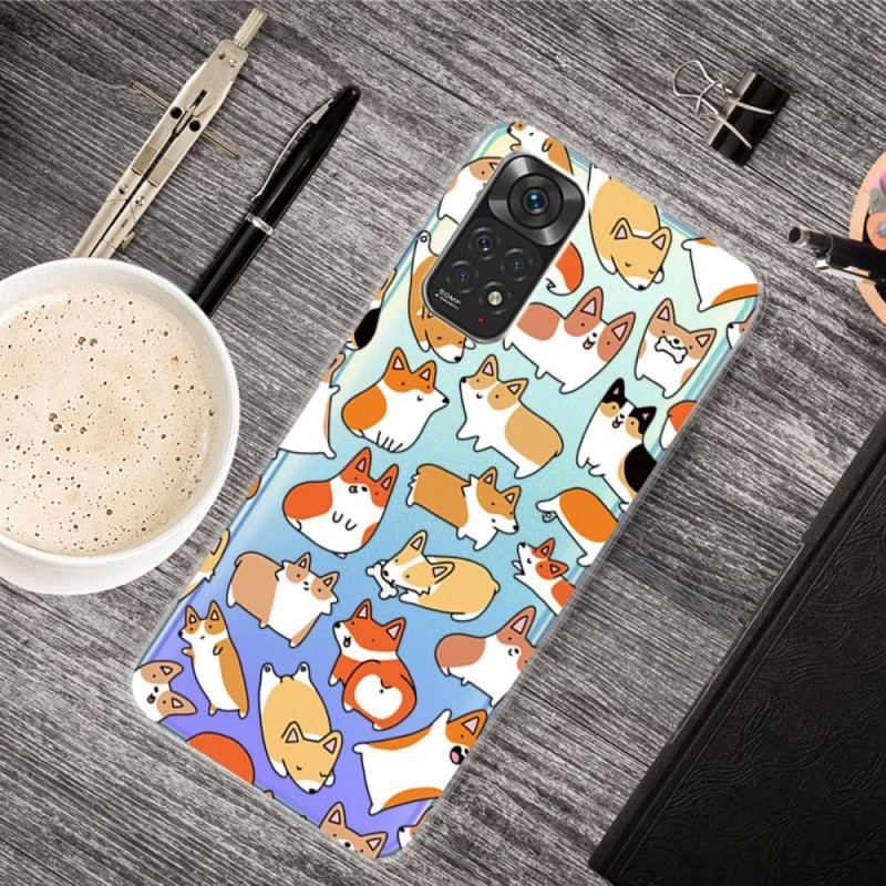 Coque Xiaomi Redmi Note 11 / 11s Transparente Multiples Chiens