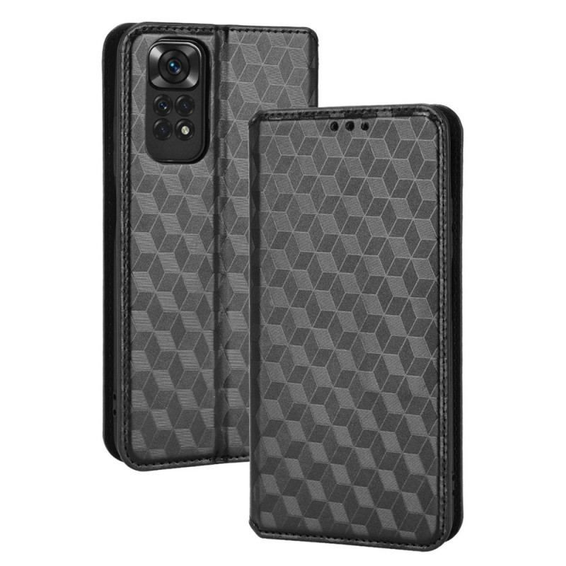 Flip Cover Xiaomi Redmi Note 11 / 11s Effet Cuir Diamant 3D