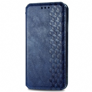 Flip Cover Xiaomi Redmi Note 11 / 11s Effet Cuir Texture Diamant