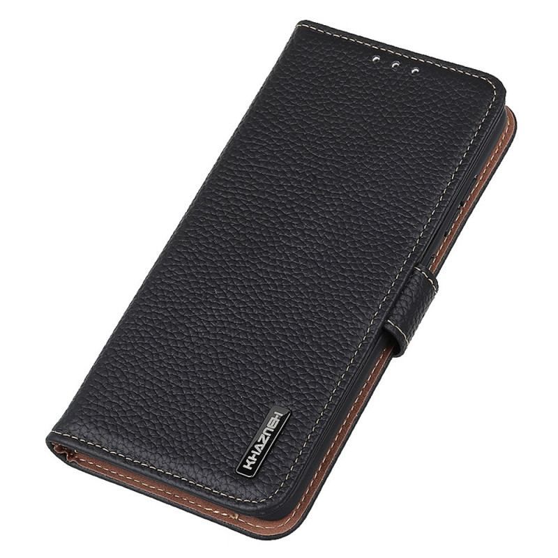 Housse Xiaomi Redmi Note 11 / 11s Cuir Litchi KHAZNEH