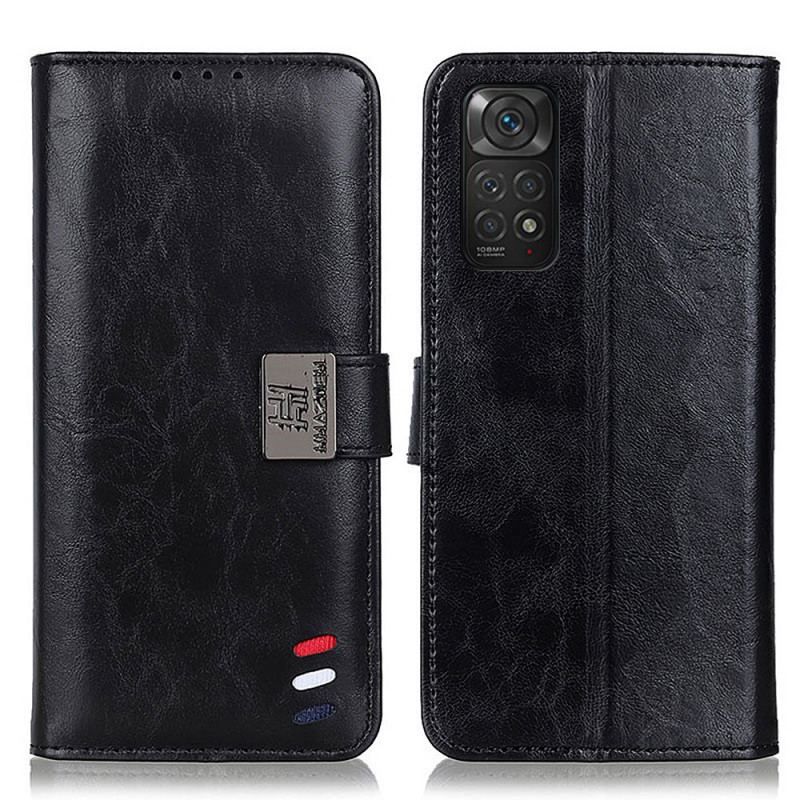 Housse Xiaomi Redmi Note 11 / 11s Effet Cuir Bison