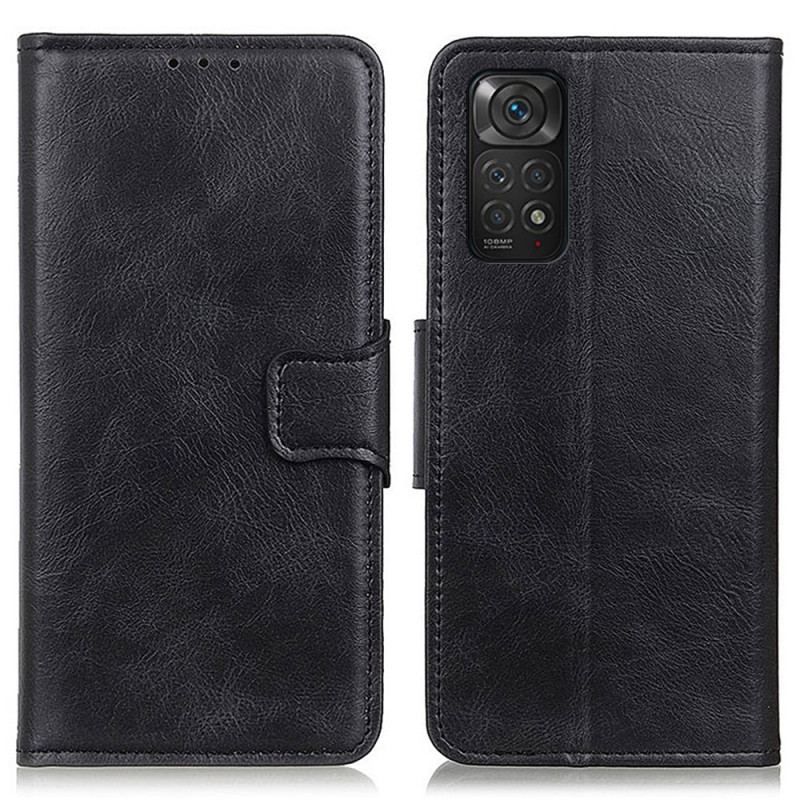 Housse Xiaomi Redmi Note 11 / 11s Effet Cuir Fermoir Réversible