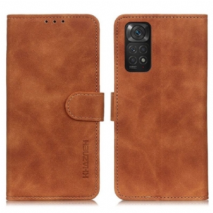 Housse Xiaomi Redmi Note 11 / 11s Effet Cuir Vintage KHAZNEH