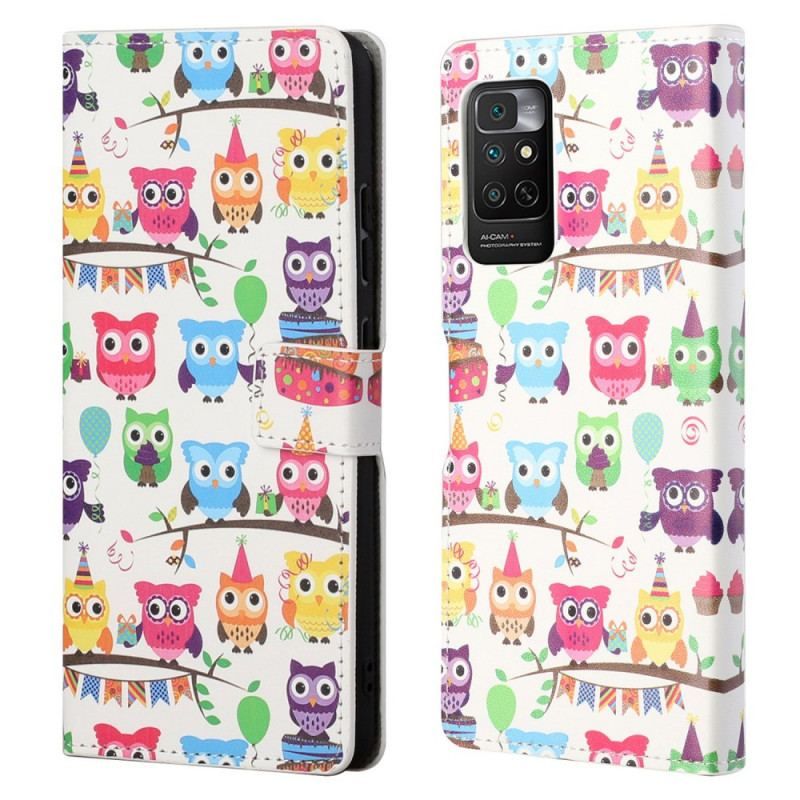 Housse Xiaomi Redmi Note 11 / 11s Multiples Hiboux