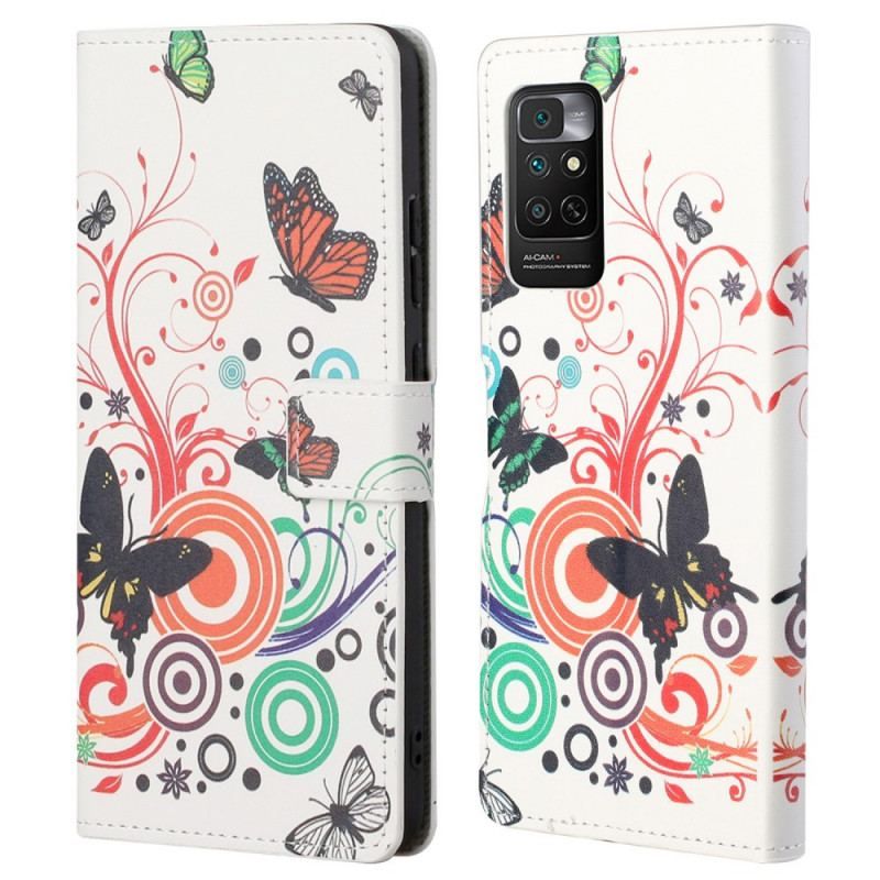 Housse Xiaomi Redmi Note 11 / 11s Papillons et Fleurs