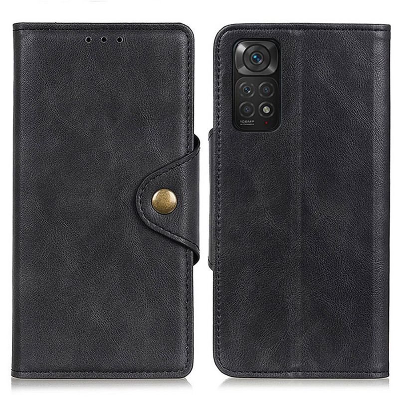 Housse Xiaomi Redmi Note 11 / 11s Simili Cuir Bouton