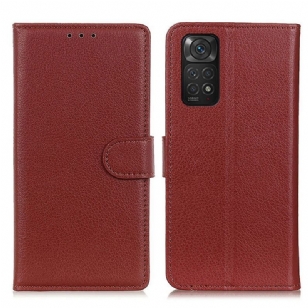 Housse Xiaomi Redmi note 11 / 11s Traditionnellement Litchi