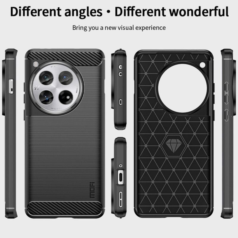 Coque OnePlus 12 5G Fibre Carbone Brossée MOFI