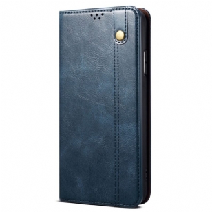 Flip Cover OnePlus 12 5G Simili Cuir Ciré