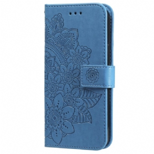 Housse OnePlus 12 5G Fleur Motif Floral à Lanière