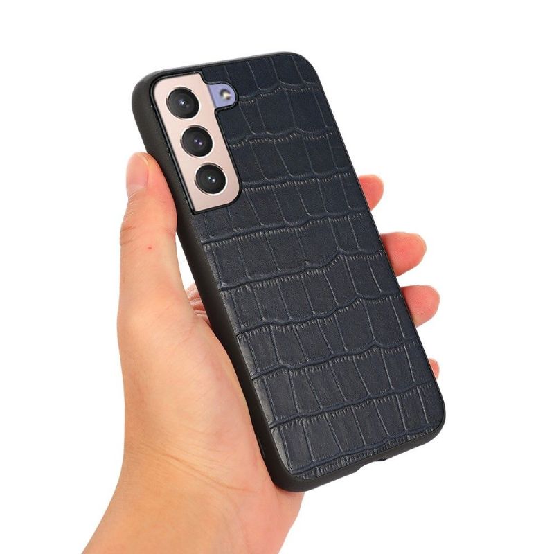 Coque Samsung Galaxy S22 Plus 5G Chic aspect peau de croco