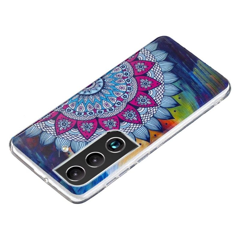 Coque Samsung Galaxy S22 Plus 5G Luminous Mandala Coloré