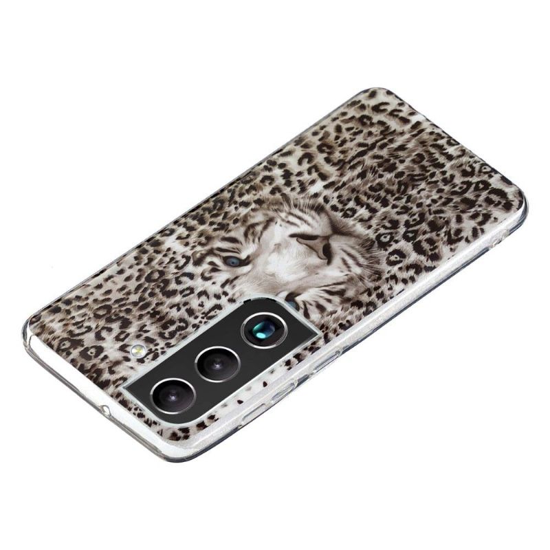 Coque Samsung Galaxy S22 Plus 5G Luminous Panthère des neiges