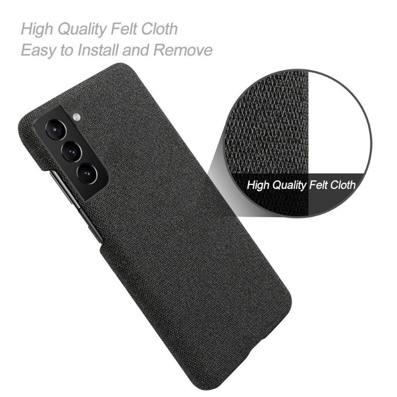 Coque Samsung Galaxy S22 Plus 5G revêtement tissu