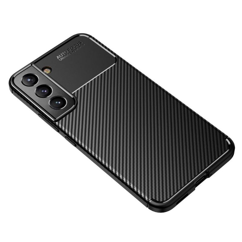 Coque Samsung Galaxy S22 Plus 5G style fibre de carbone