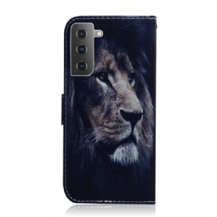 Étui Samsung Galaxy S22 Plus 5G motif lion